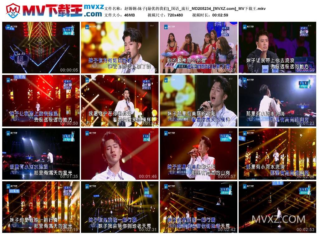 赵锡铜-妹子(最优的我们)_国语_流行_MD205234